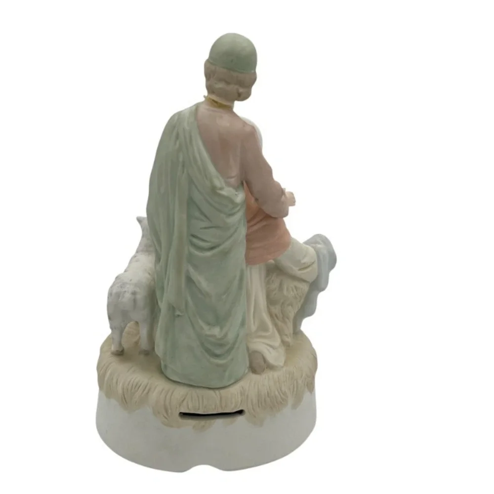 1983 Lefton Christopher Collection Musical Nativity‎ Away in a Manger Figurine